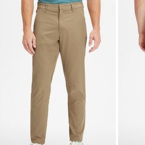 Fabletics The Only Classic Fit Pants Mens Size 31x32 Golf Beige
